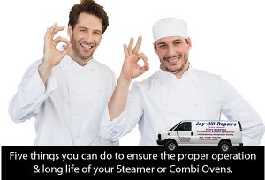 Read more about the article Five things you can do to ensure the proper operation and long life of your Steamer or Combi Ovens.