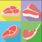 Image of whole cuts of meat (beef, pork, etc.)